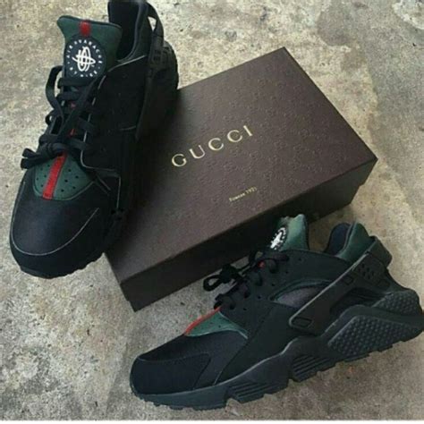 black gucci huaraches|gucci shoes men's outlet.